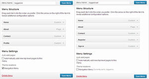 How to change menu after login in WordPress