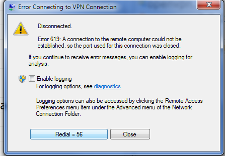 How To Fix VPN Error 619