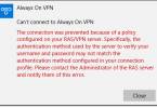 How To Fix VPN Error 812