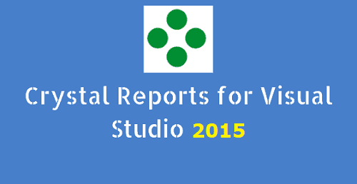 Download Crystal Reports for Visual Studio 2015