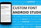 How to use custom font in Android Studio