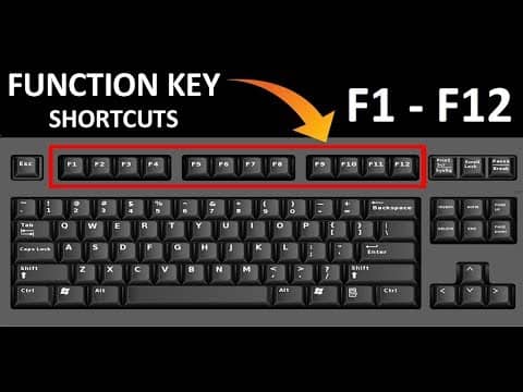 The best use of Function Keys (F1 to F12)