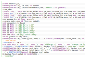 Find Database Related Information from sys.databases using SQL Command