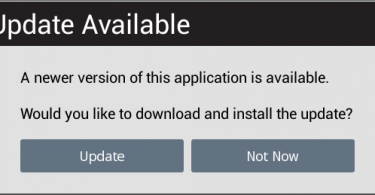 Android programmatically update apps when a new version is available