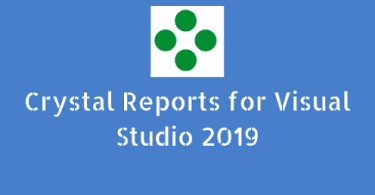 Download Crystal Reports for Visual Studio 2019