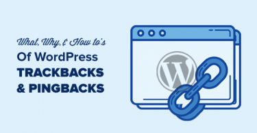 Trackbacks and Pingbacks in WordPress