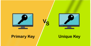 Difference between Primary Key and Unique Key