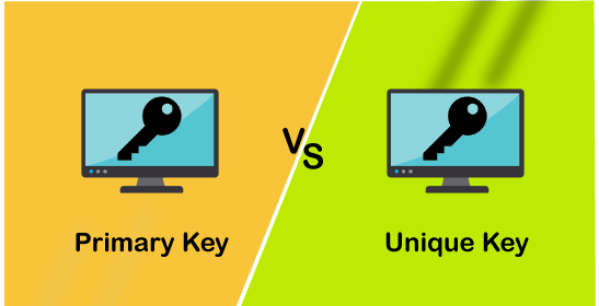 Difference between Primary Key and Unique Key