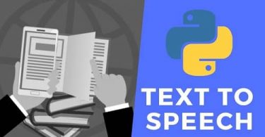 Text To Speech Conversion Using Python