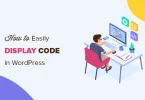 How to easily display code in WordPress Blog