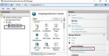 How to host web service in IIS