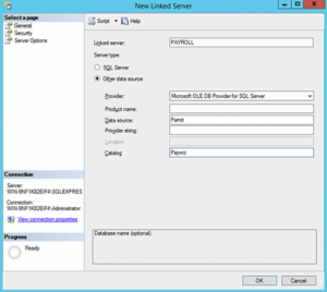 How to add a Linked Server in SQL Server