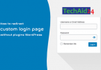 How to redirect custom login page without plugins WordPress