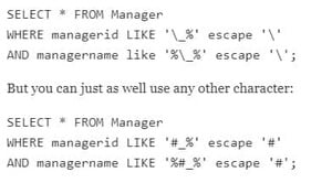 Search underscore in a Column SQL Server
