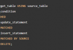 Using Merge Into in SQL Server