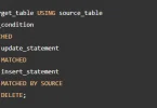 Using Merge Into in SQL Server