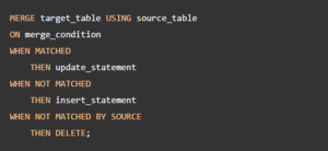 Using Merge Into in SQL Server