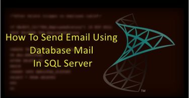 Send Email from MS SQL Server