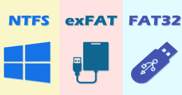 Difference Between Three File Systems – FAT32 vs. NTFS vs. exFAT