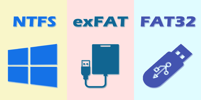 Difference Between Three File Systems – FAT32 vs. NTFS vs. exFAT