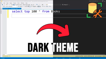 Configure SSMS Dark Mode Step By Step | SSMS 20.0