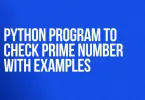 Python Program to Check Prime Number : Simple & Efficient Code Examples