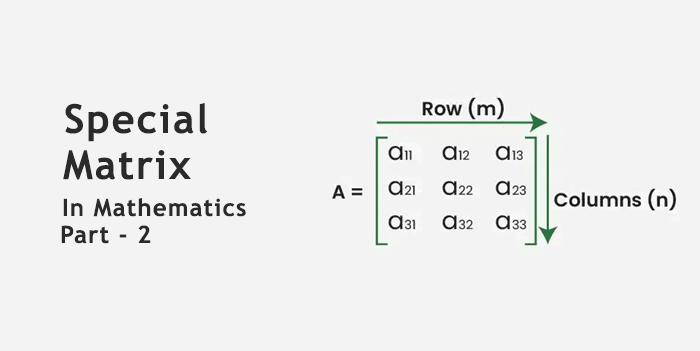 বিশেষ ম্যাট্রিক্স (Special Matrix) – পর্ব ২ : জটিল ধারণা সহজভাবে বুঝুন