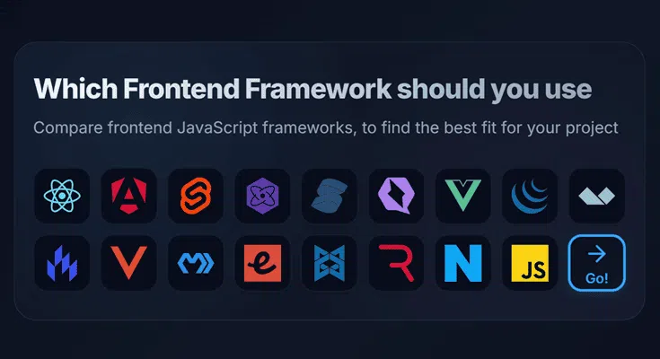 Which Frontend Framework should you use?